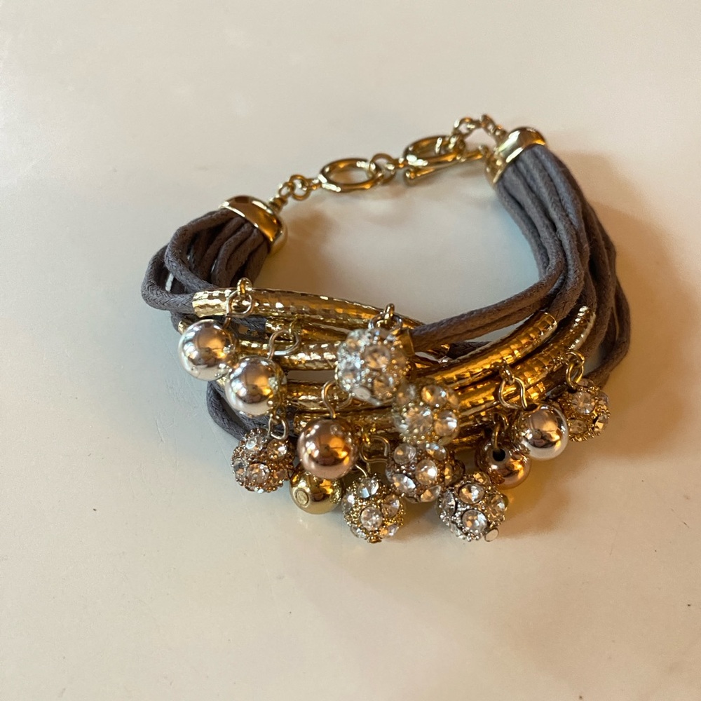 Elegant Gold and Silver Women's Bracelet
